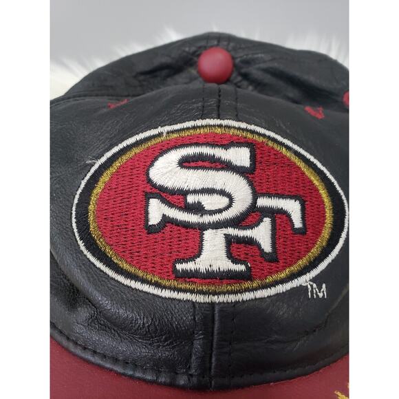 Drew Pearson San Francisco 49ers Super‎ Bowl Champions Hat Cow Leather - Picture 4 of 10
